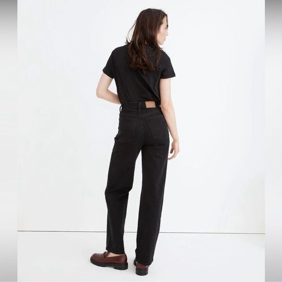 Madewell NWT The Petite Perfect Vintage Wide-Leg Jeans Size 32P in Belmere Wash - Picture 4 of 9